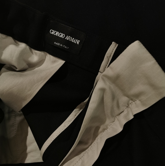 75% Off! Giorgio Armani black casual trouser - Picture 4 of 6
